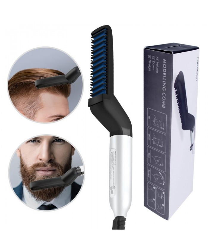 lisseur barbe peigne barbe brosse à cheveux peigne peigne chauffant comb  hairbrush расческа beard straightener beard comb ha